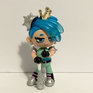 XOX Kweenie Mystery Fearless Kween Blue Action Figure Toy 4”